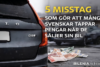 Misstag sälja bil