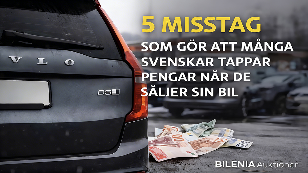 Misstag sälja bil